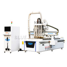 Cheap 4 Axis 4 Head Rotary 3D CNC Wood Carving Machine, CNC Router